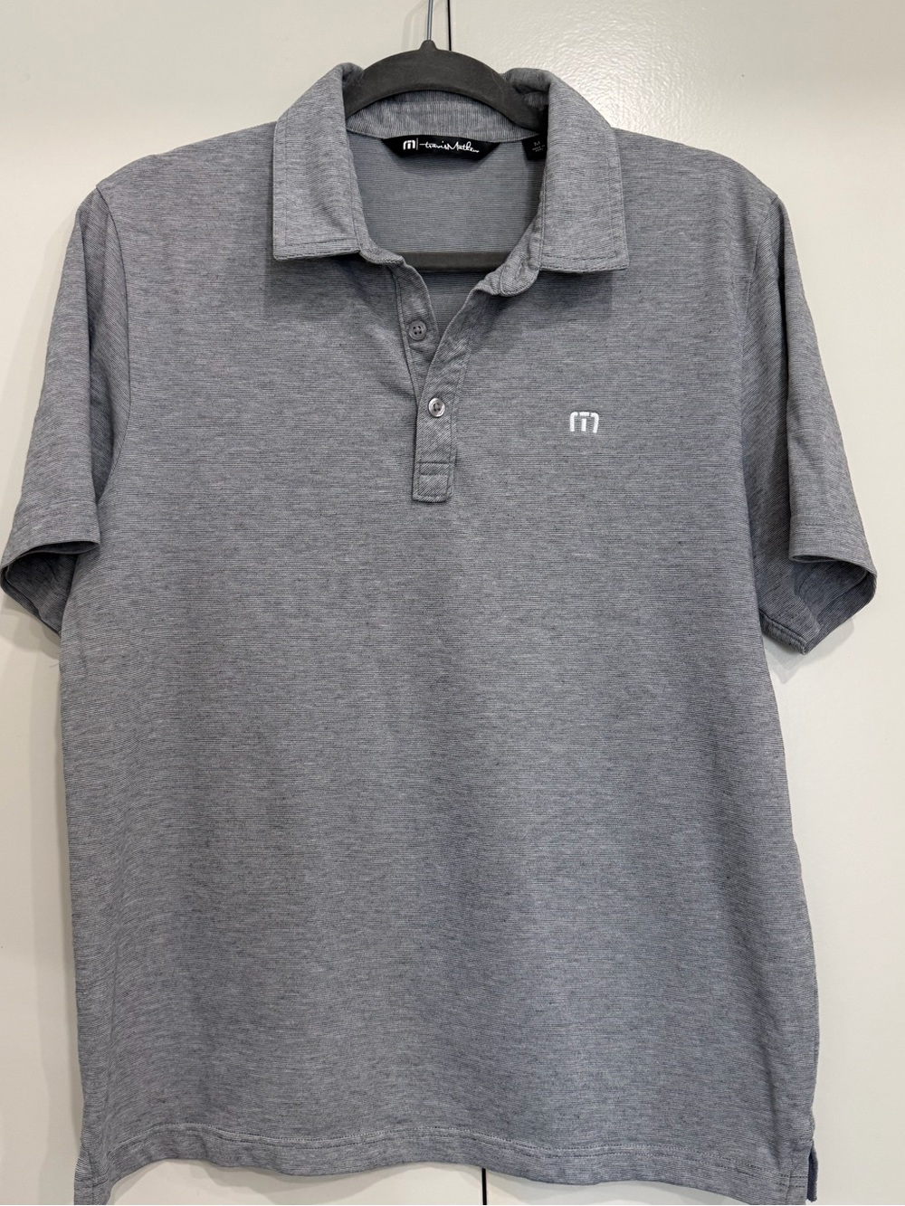 Travis Mathew Heather Grey Golf Polo